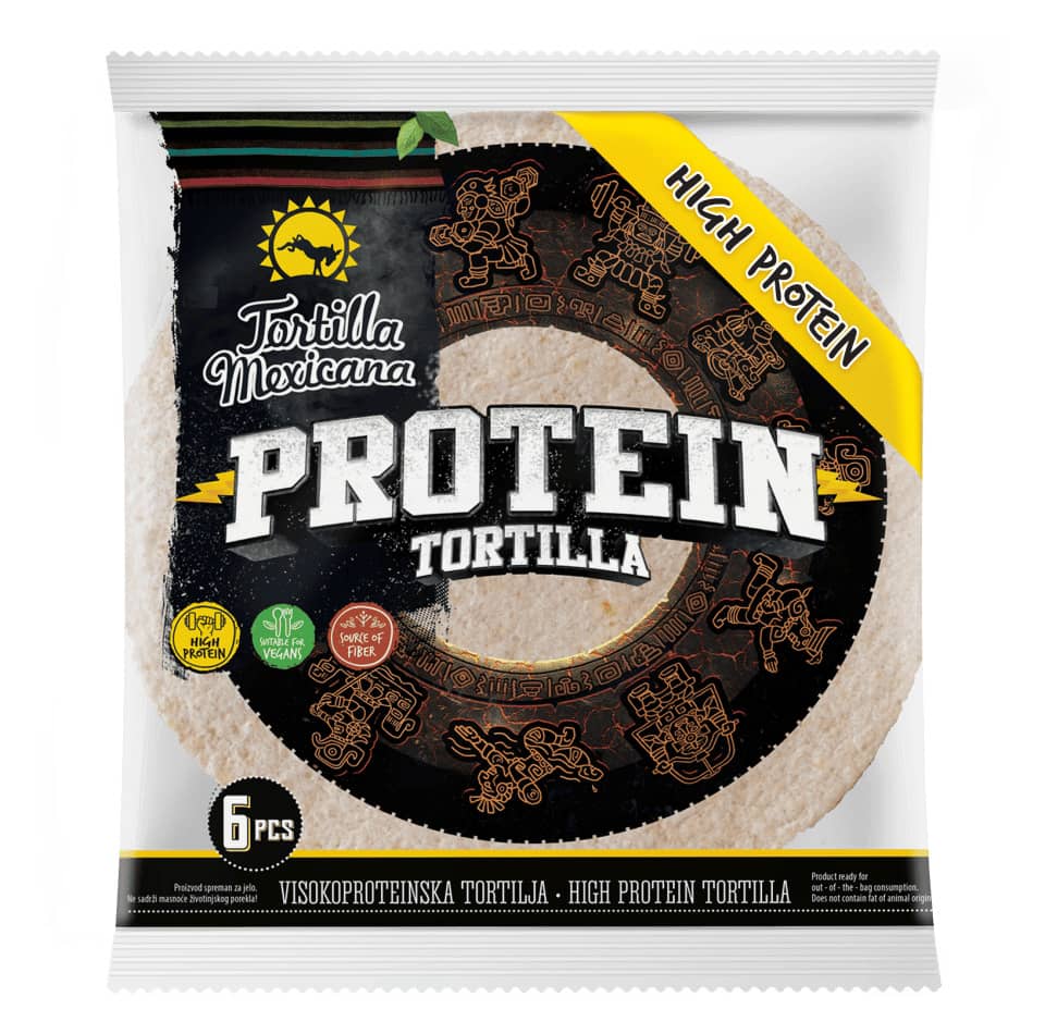 Protein tortilla mexicana high protein