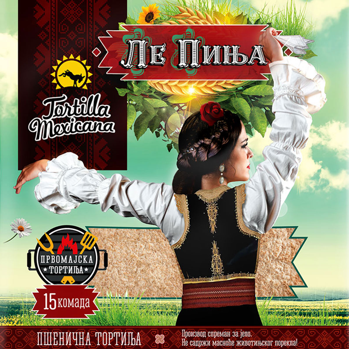 Tortila mexicana le pinja