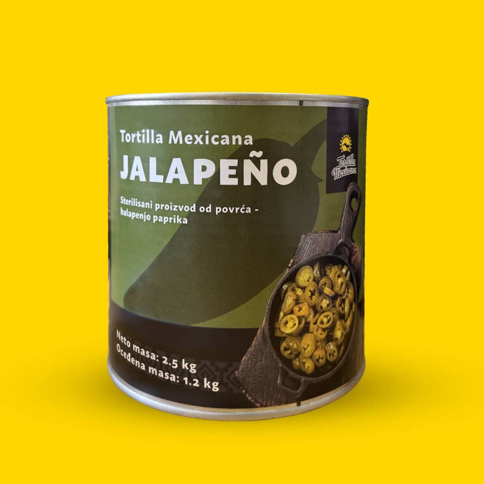 Tortilla mexicana jalapeno paprika 2.5 kg